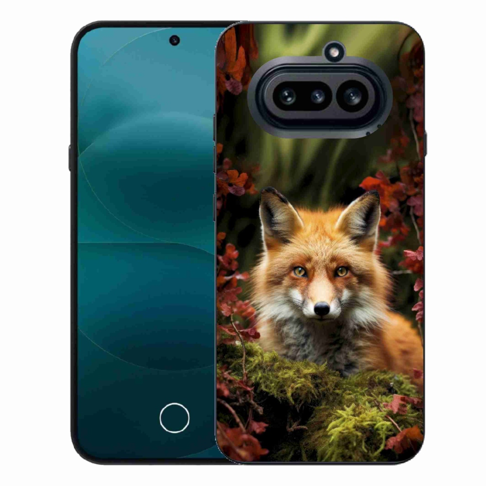 Zselés borítás mmCase a Nothing Phone (4a) - róka az erdőben