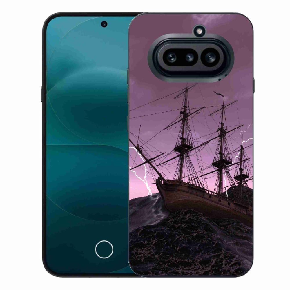 Zselés borítás mmCase a Nothing Phone (4a) számára - hajó a viharban