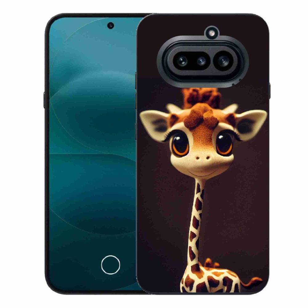 Zselés borítás mmCase a Nothing Phone (4a) - kis zsiráfhoz