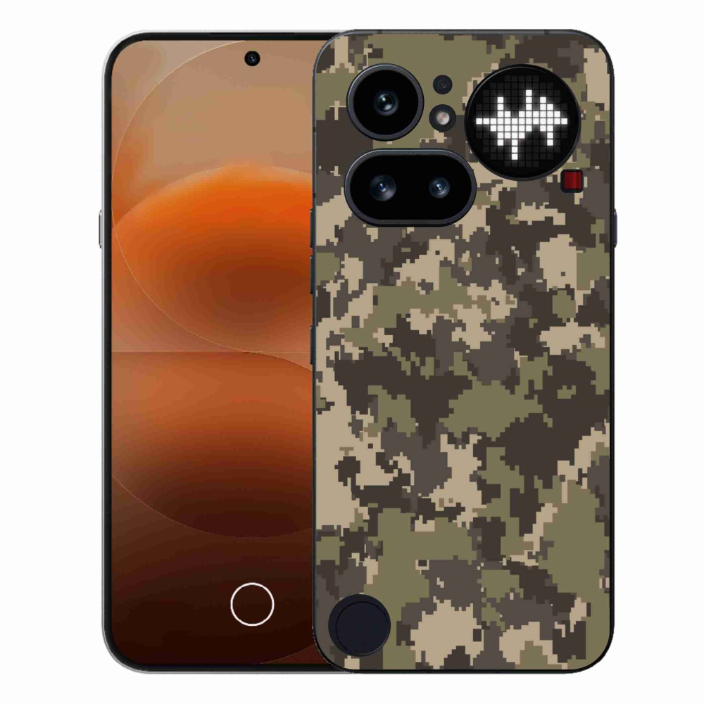 Zselés tok mmCase a Nothing Phone (4a) készülékhez - terepszínű minta 12