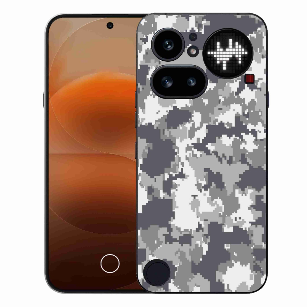 Zselés tok mmCase a Nothing Phone (4a) készülékhez - terepszínű minta 2