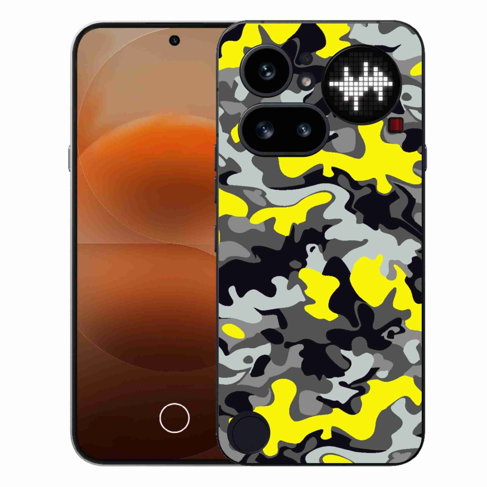 Zselés borítás mmCase a Nothing Phone (4a) készülékhez - terepszínű minta 6