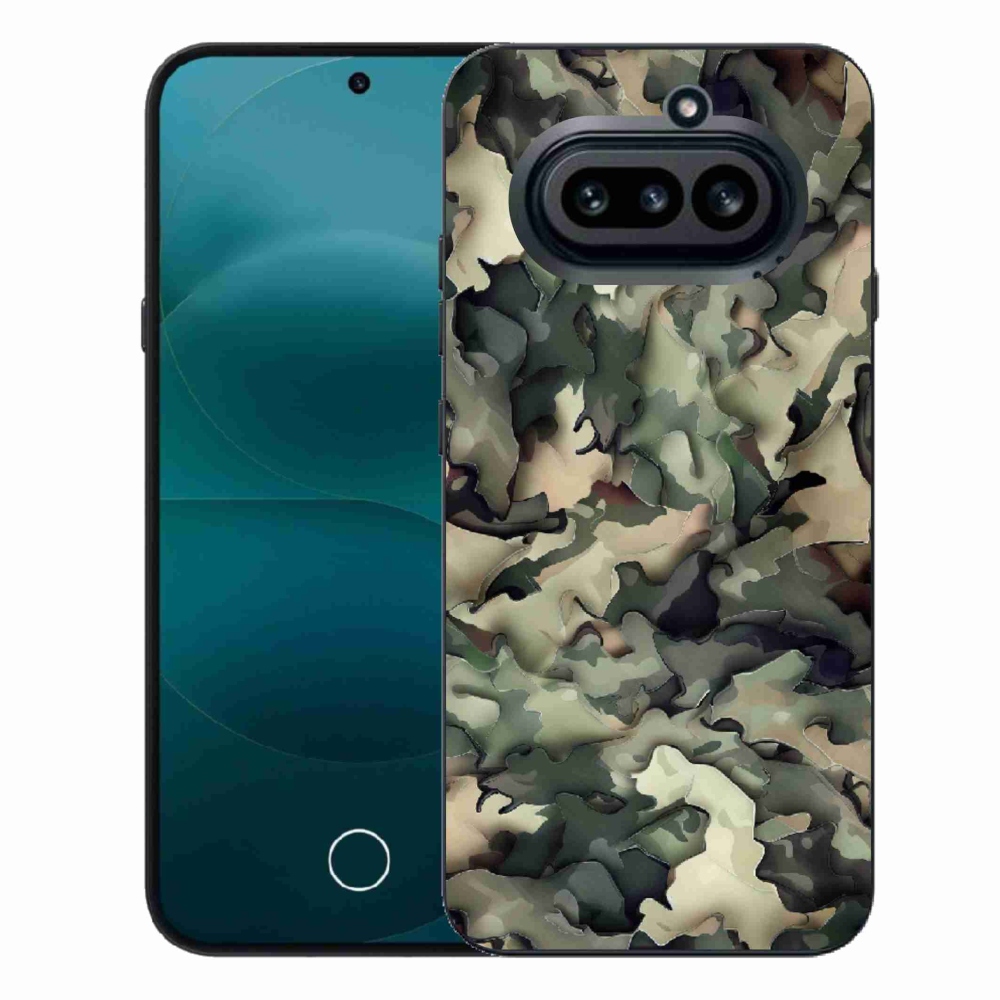Zselés borítás mmCase a Nothing Phone (4a) készülékhez - terepszínű minta 9