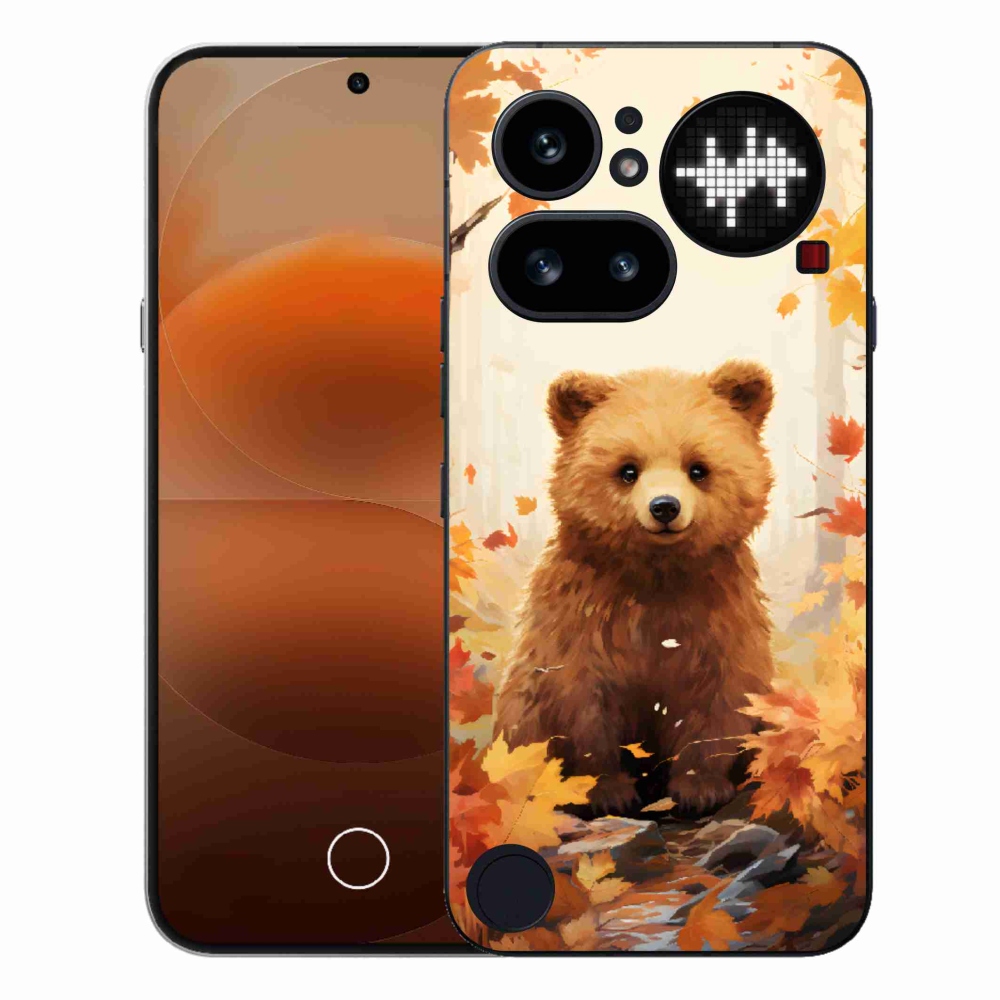 Zselés tok mmCase a Nothing Phone (4a) - medve az erdőben