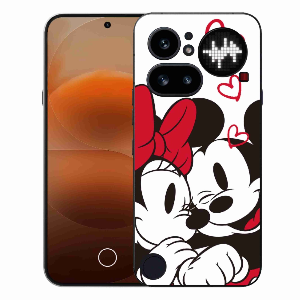 Zselés borítás mmCase a Nothing Phone (4a) - minnie és mickey
