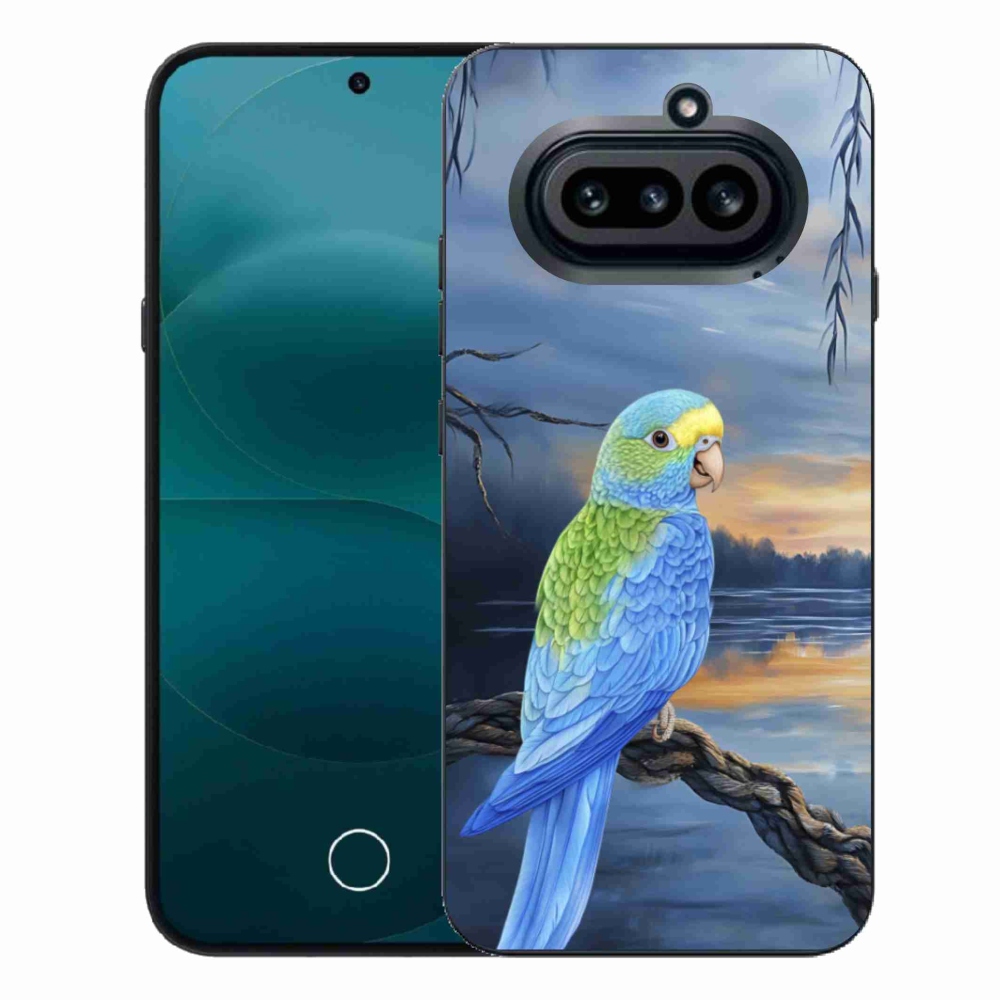 Zselés tok mmCase a Nothing Phone (4a) készülékhez - kék papagáj