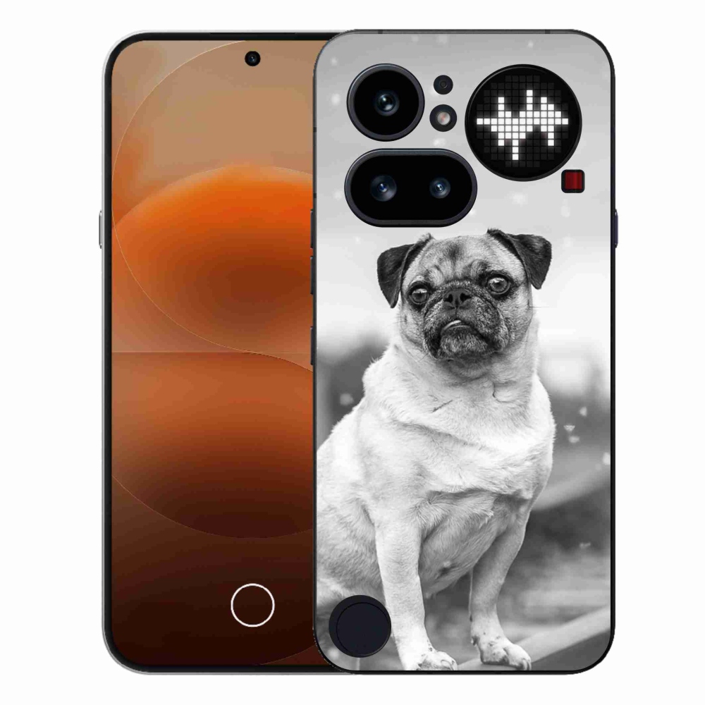 Zselés borító mmCase a Nothing Phone-hoz (4a) - mopsz