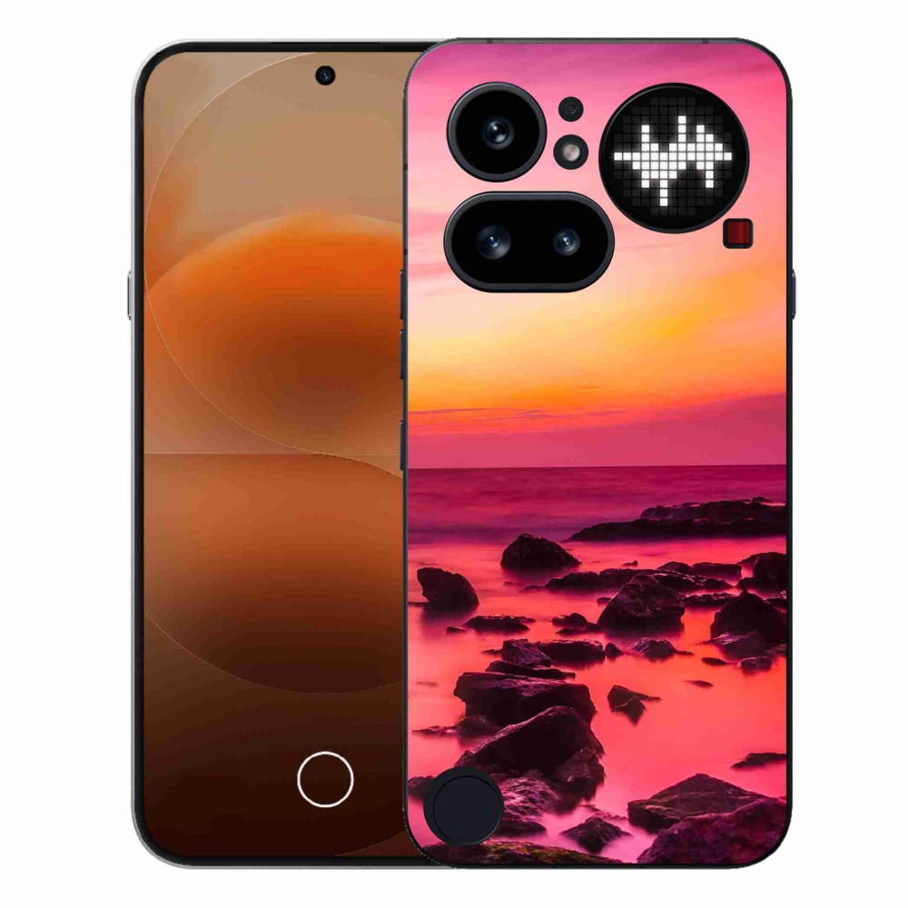Zselés borító mmCase a Nothing Phone (4a) - tenger és világítás
