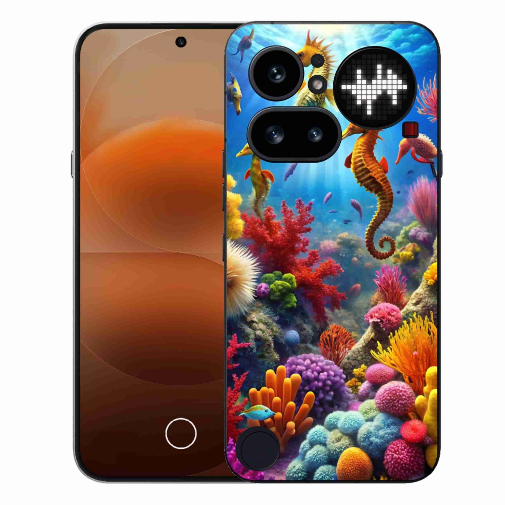 Zselés borítás mmCase a Semmi telefonhoz (4a) - Sea World 3