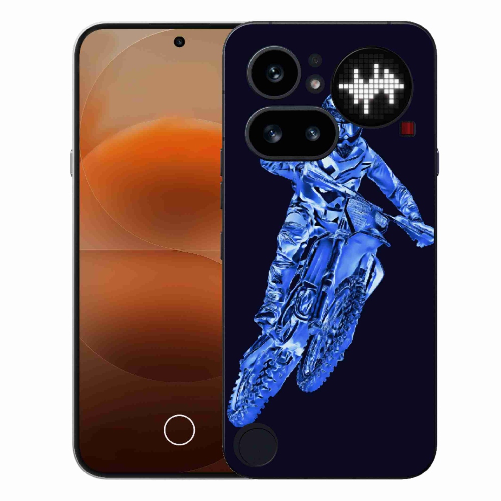 Zselés borítás mmCase a Nothing Phone (4a) - motocross 1