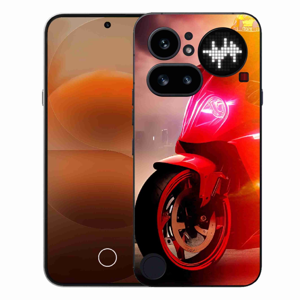 Zselés borítás mmCase a Nothing Phone (4a) - motorosokhoz