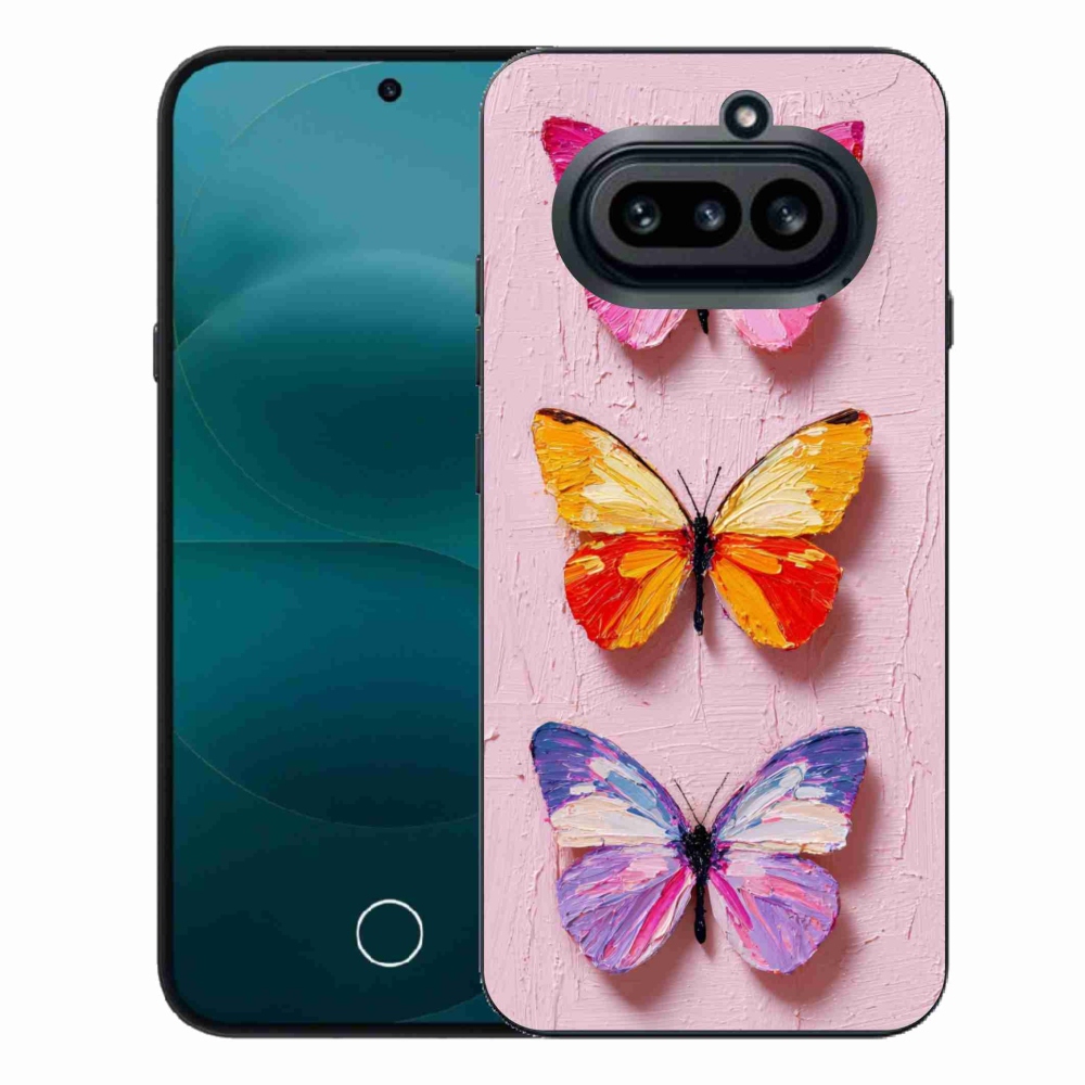 Zselés borító mmCase a Nothing Phone (4a) - pillangó szentháromsághoz