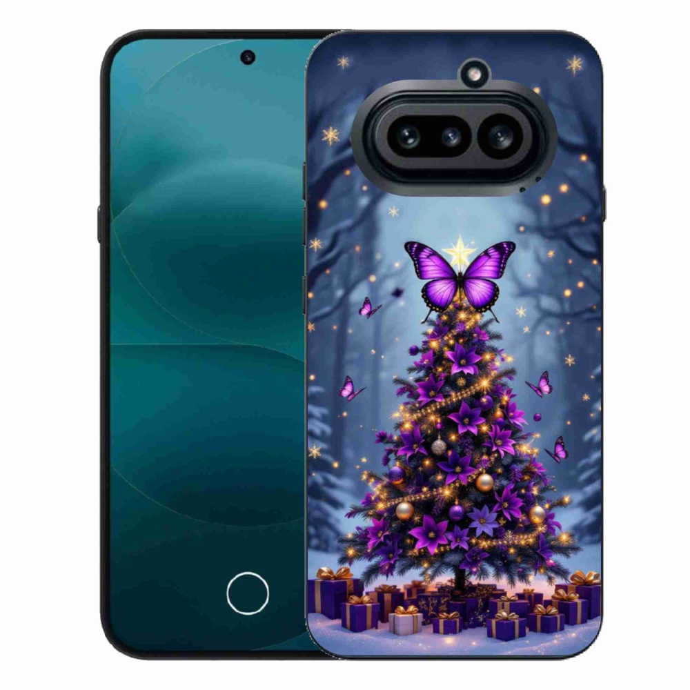 Zselés borító mmCase a Nothing Phone (4a) - pillangó karácsonyfa