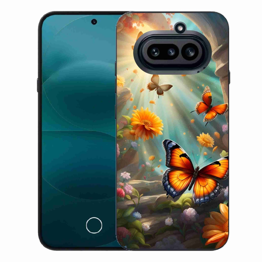 Zselés borítás mmCase a Nothing Phone (4a) - pillangókert 2
