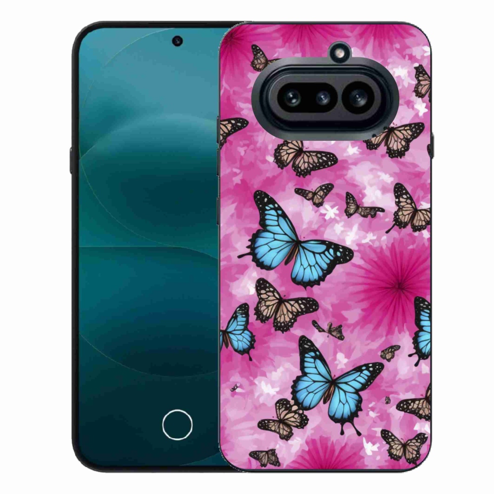 Zselés borítás mmCase a Nothing Phone (4a) készülékhez - pillangó kert