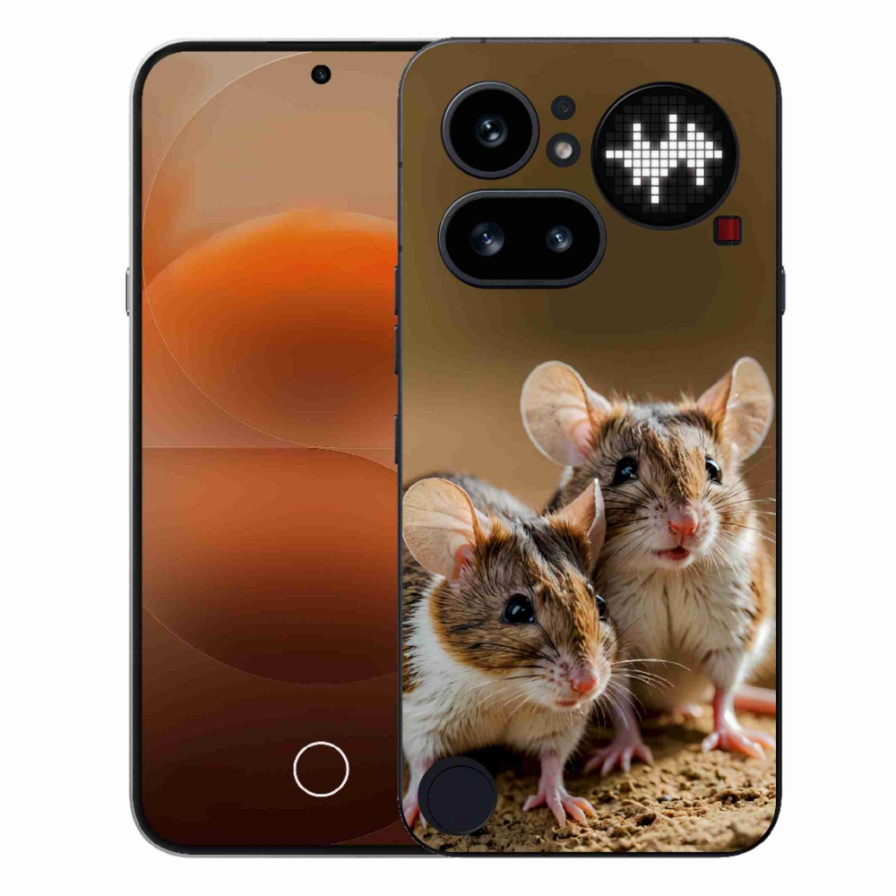 Zselés borítás mmCase a Nothing Phone (4a) - mouse duo