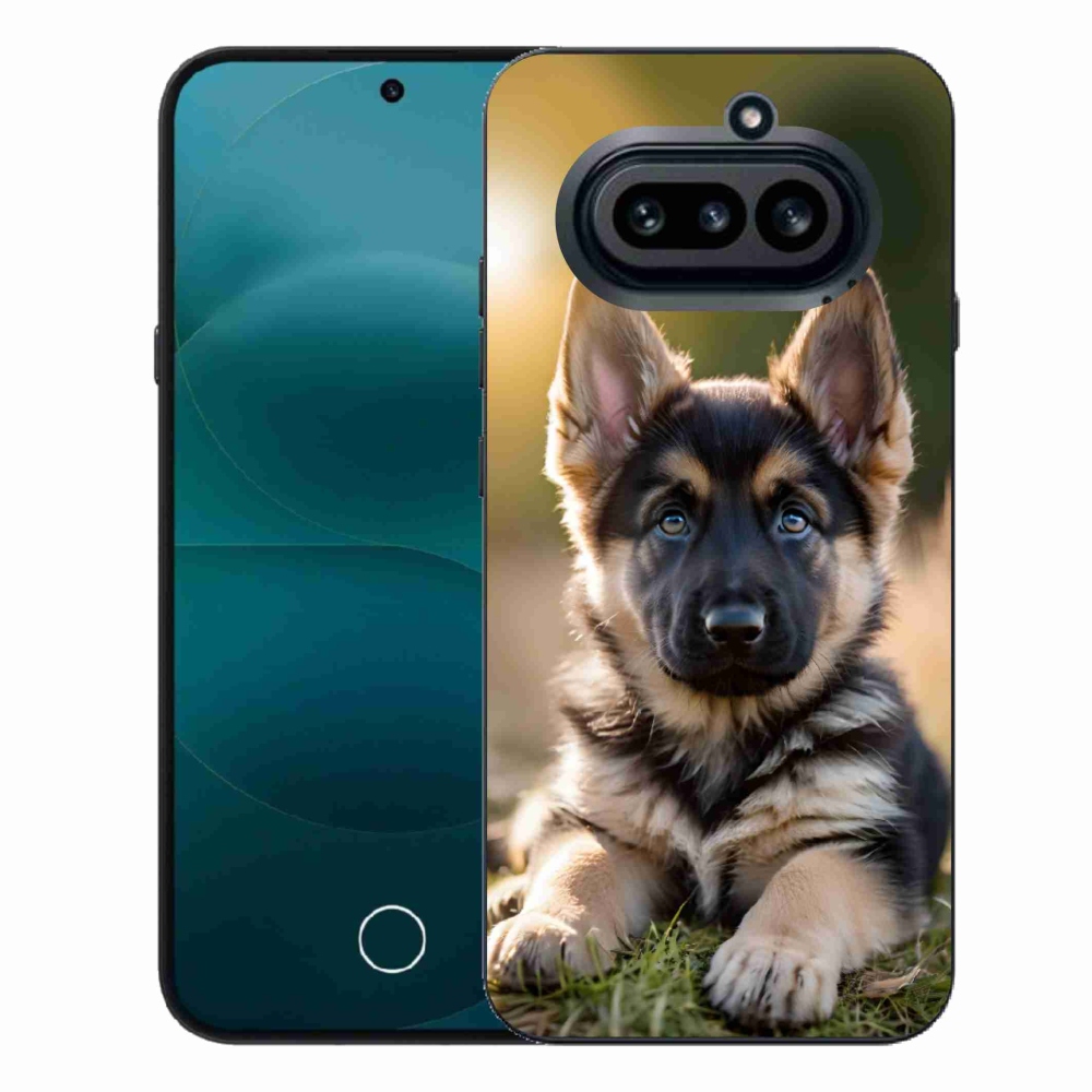 Zselés borítás mmCase a Nothing Phone-hoz (4a) - Német juhászkutya a természetben