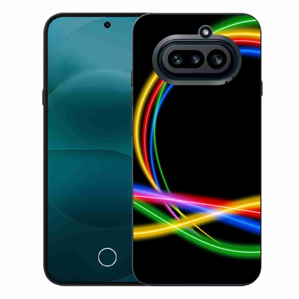Zselés borítás mmCase a Nothing Phone (4a) - neon körökhöz