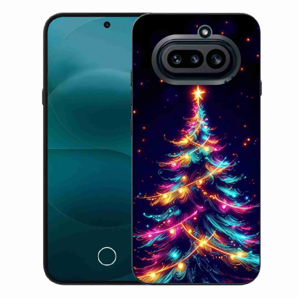 Zselés borítás mmCase a Nothing Phone (4a) - neon karácsonyfa