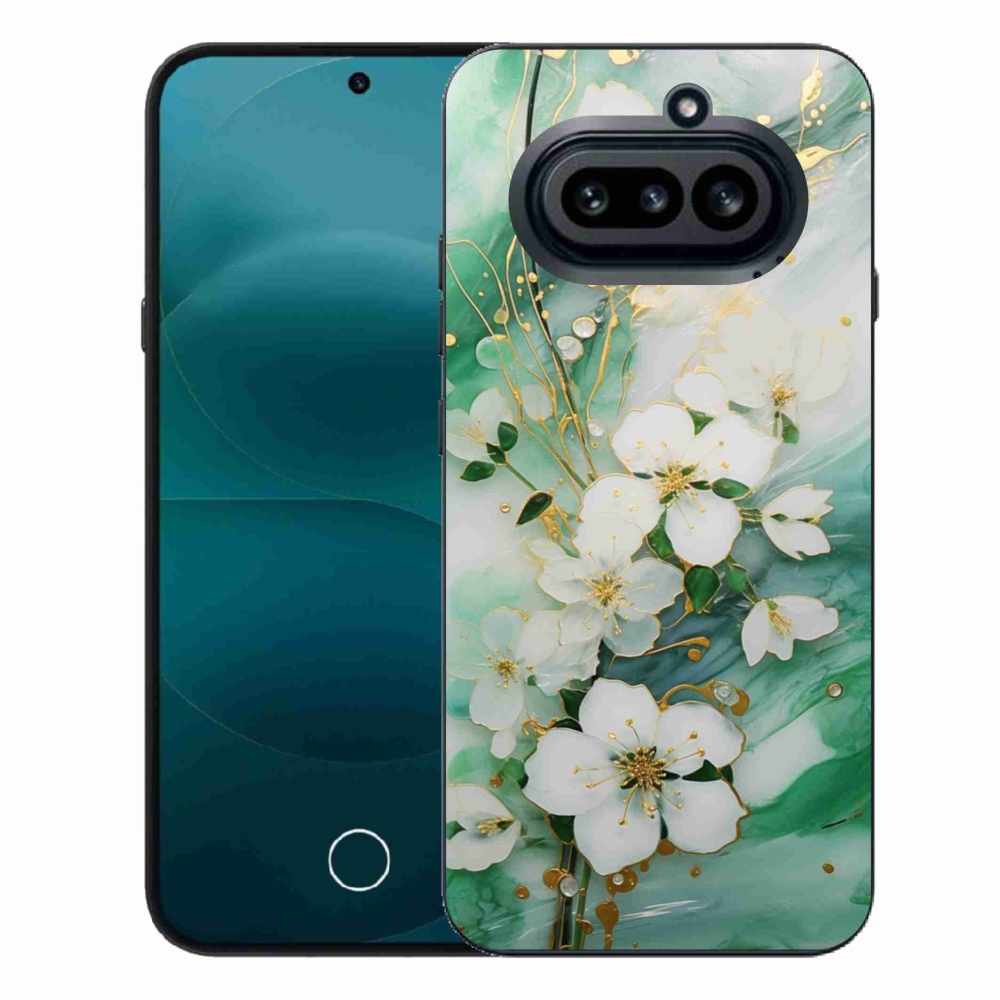 Zselés borító mmCase a Nothing Phone (4a) - finom virágokkal