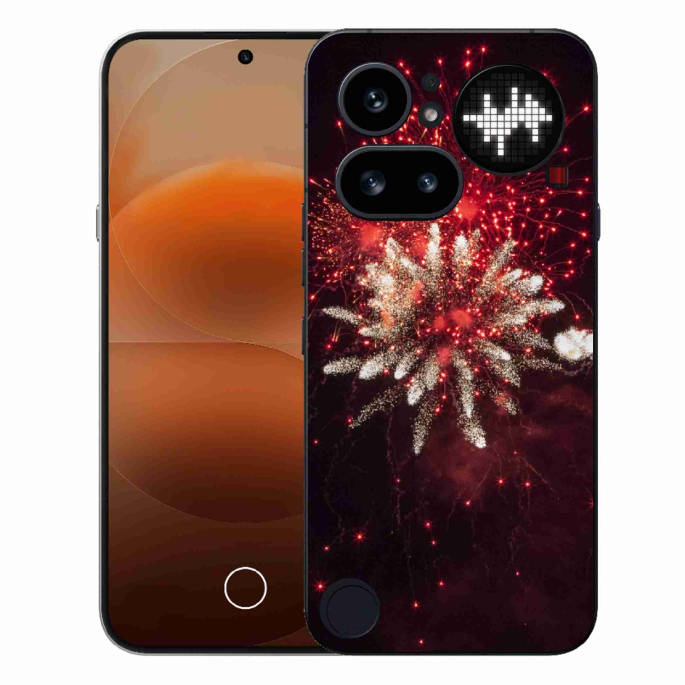 Zselés borítás mmCase a Nothing Phone (4a) - tűzijáték