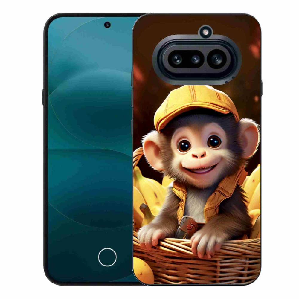 Zselés borítás mmCase for Nothing Phone (4a) - majom a kosárban