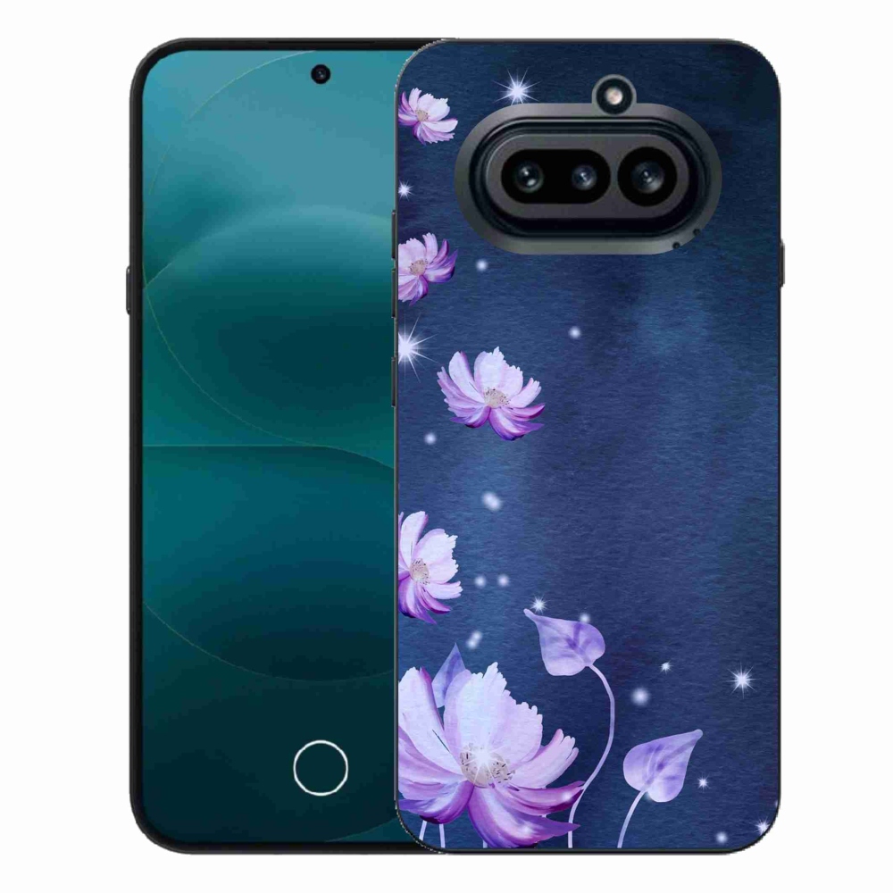 Zselés borító mmCase a Nothing Phone (4a) számára - hulló virágok
