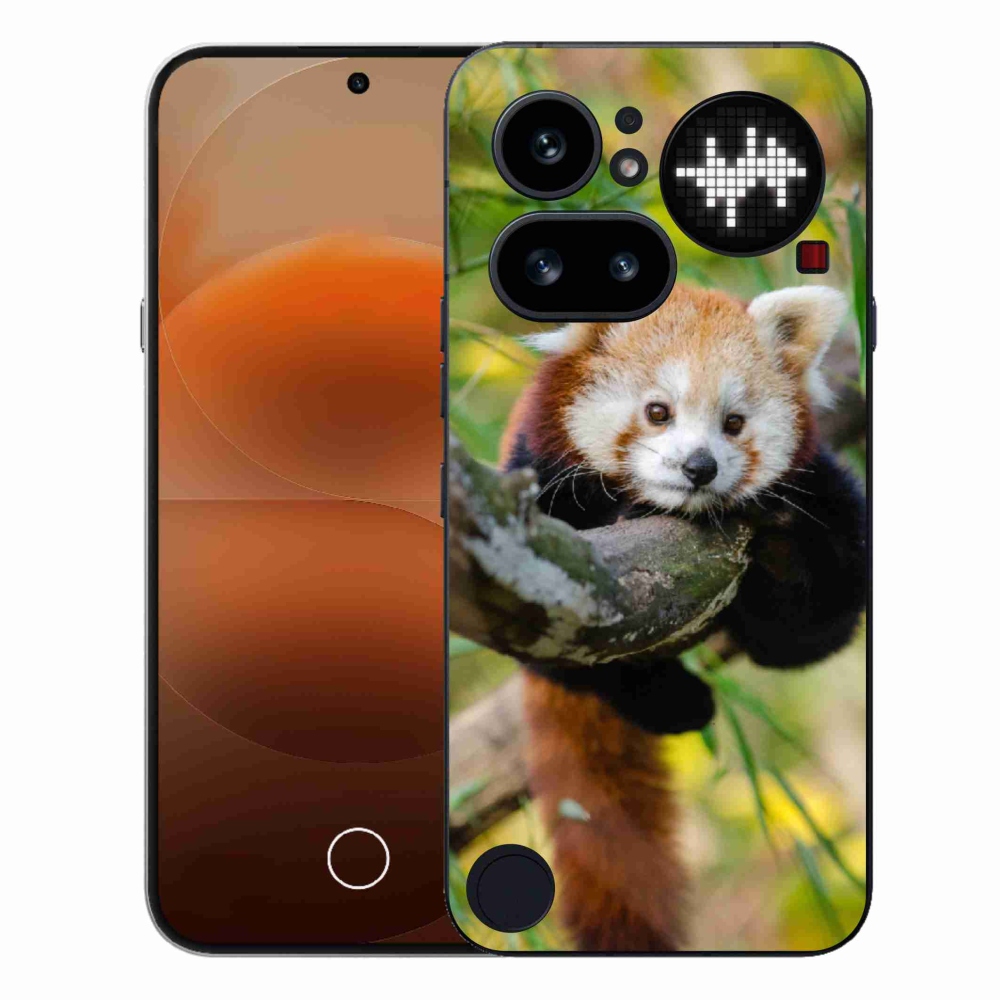 Zselés borítás mmCase a Nothing Phone (4a) készülékhez - pandavörös