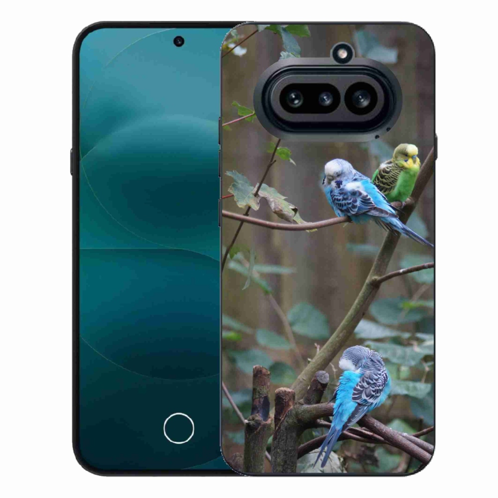 Zselés borító mmCase for Nothing Phone (4a) - papagájok az ágon
