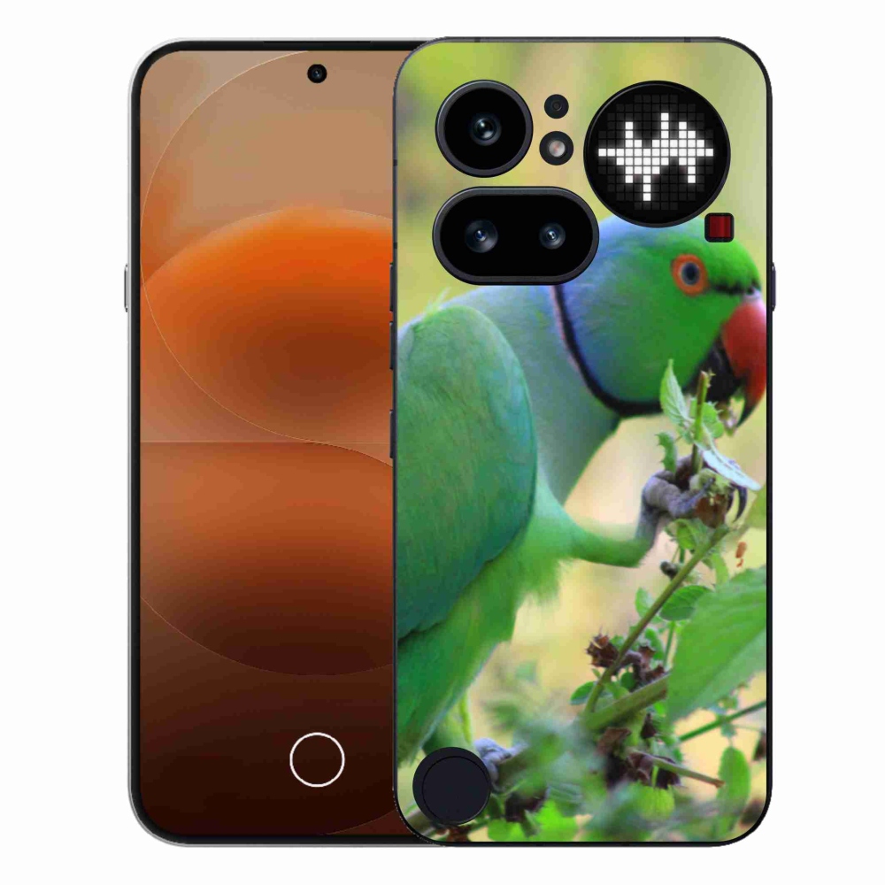 Zselés borítás mmCase a Nothing Phone (4a) - papagáj alexandr