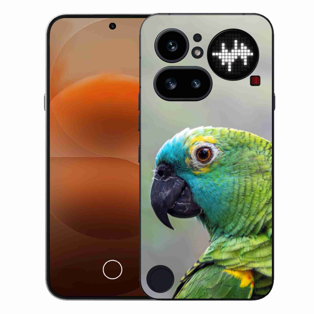 Zselés borítás mmCase a Semmi telefonhoz (4a) - amazon papagáj