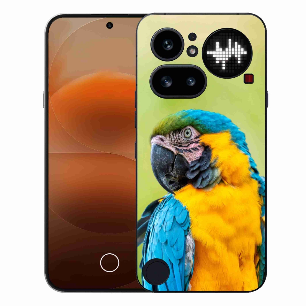 Zselés borítás mmCase a Nothing Phone (4a) - parrot ara 2