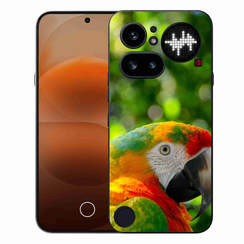 Zselés borítás mmCase a Nothing Phone (4a) - parrot ara 3