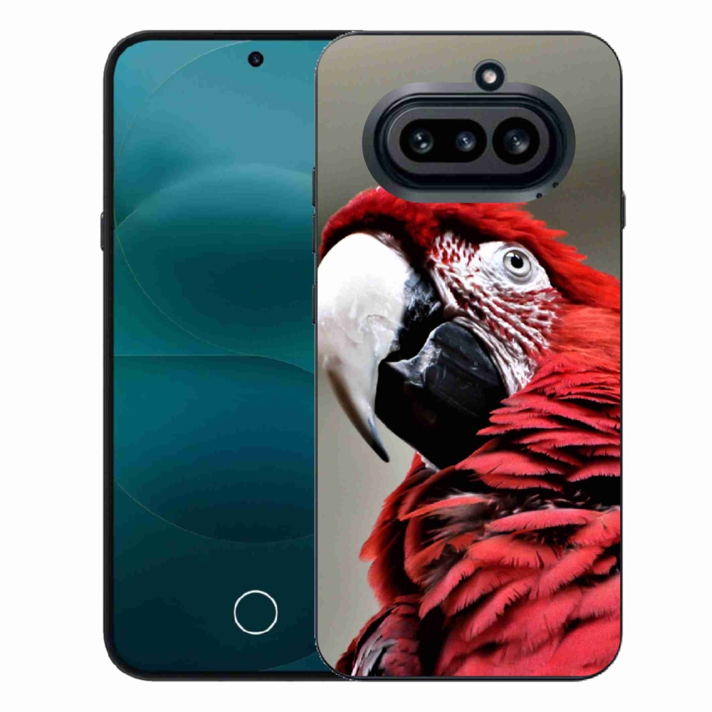 Zselés tok mmCase a Nothing Phone (4a) - papagáj ara piros