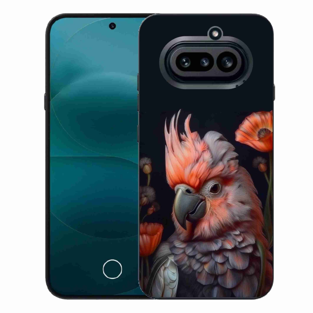Zselés borító mmCase a Nothing Phone (4a) - papagáj kakadu színekben
