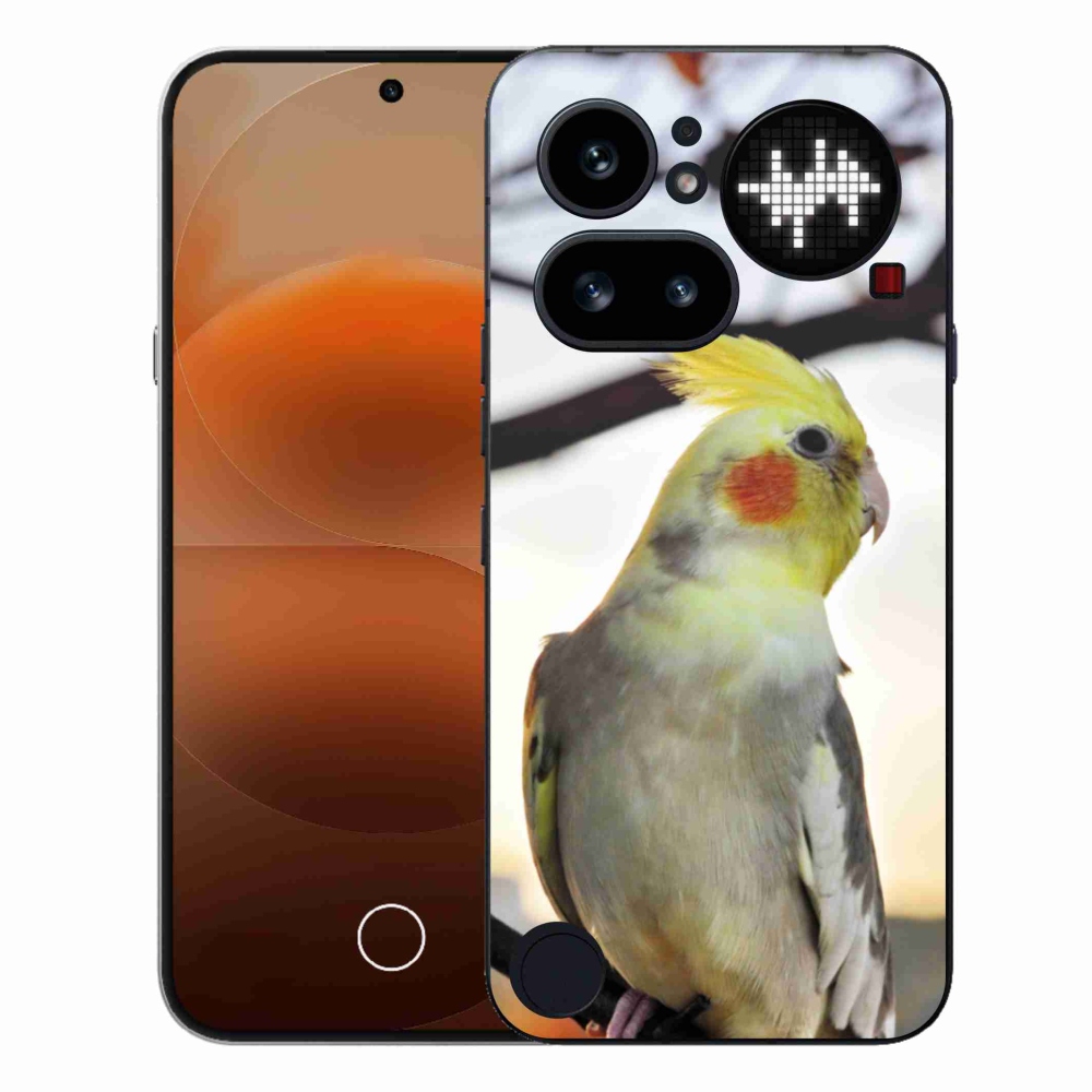 Zselés borítás mmCase a Nothing Phone (4a) - papagáj korela