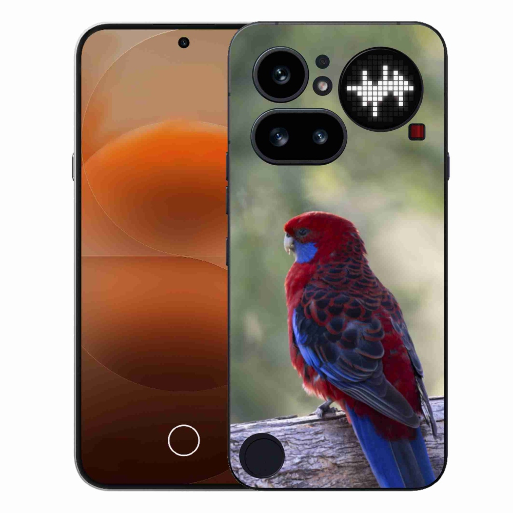 Zselés borítás mmCase a Nothing Phone (4a) - papagáj rosela