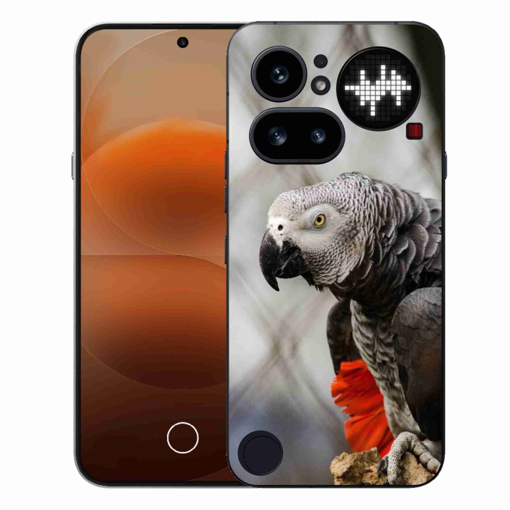 Zselés borítás mmCase a Nothing Phone (4a) - parrot jacko 3