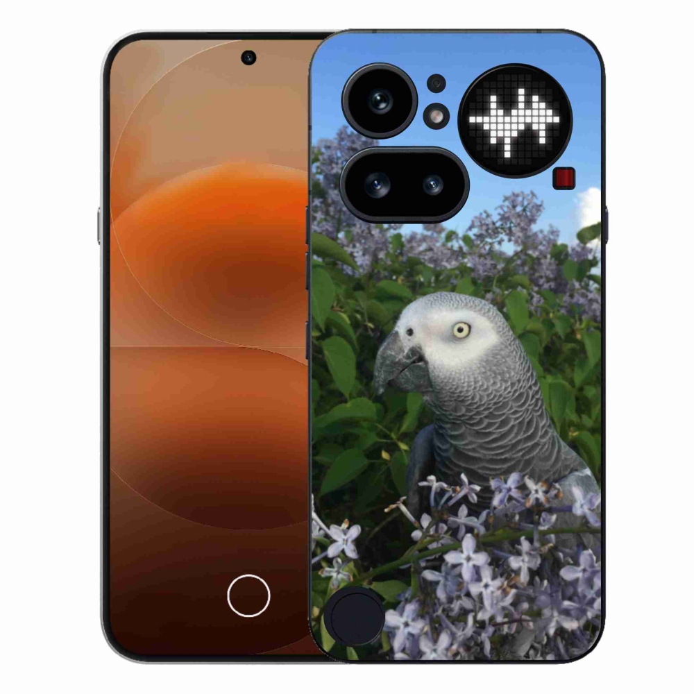 Zselés borítás mmCase a Nothing Phone (4a) - papagájhoz
