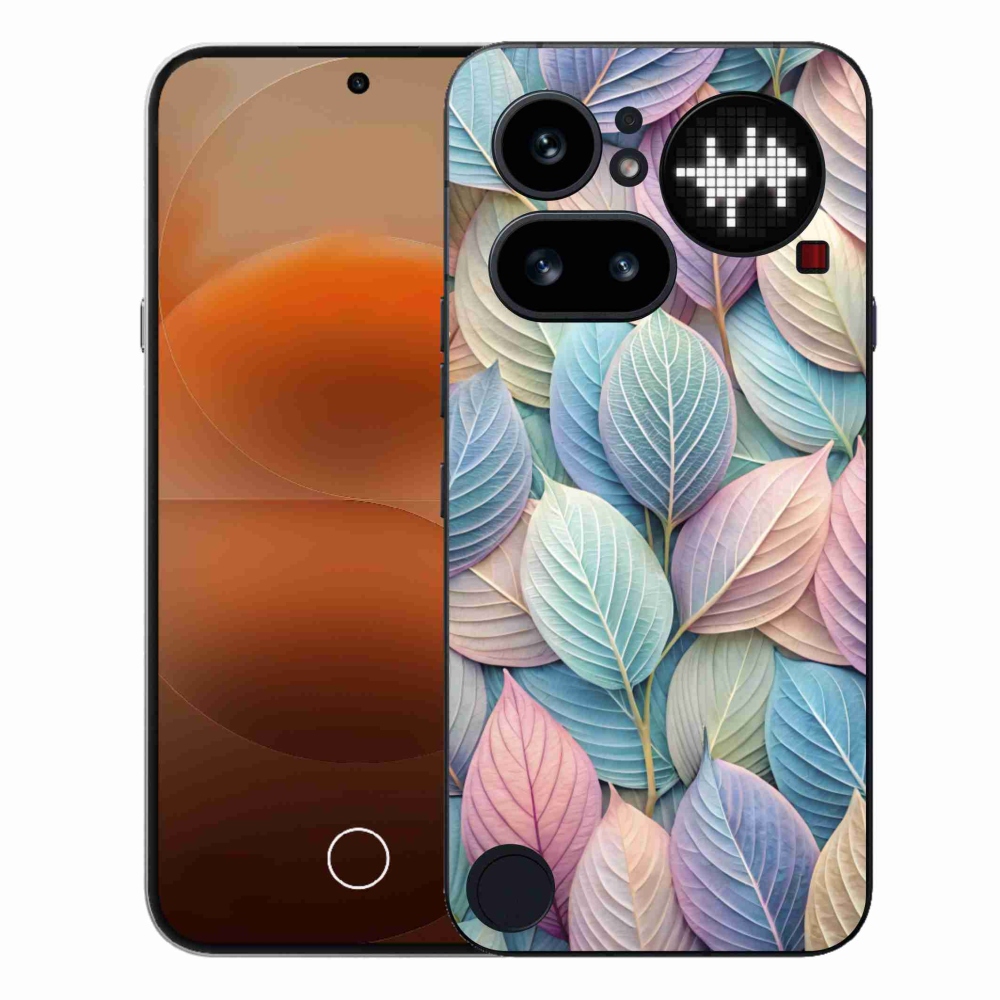 Zselés borító mmCase a Nothing telefonhoz (4a) - pasztell levelek