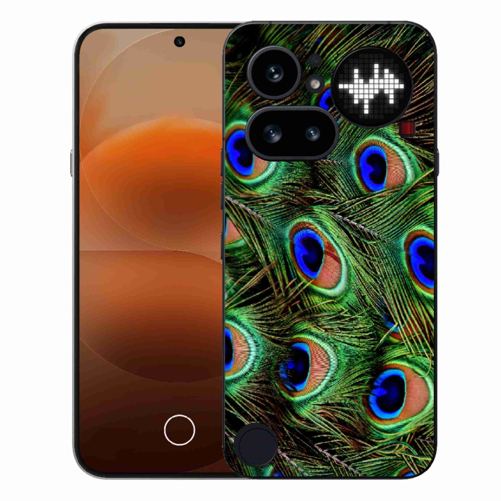 Zselés tok mmCase a Nothing Phone (4a) telefonhoz - pávatoll