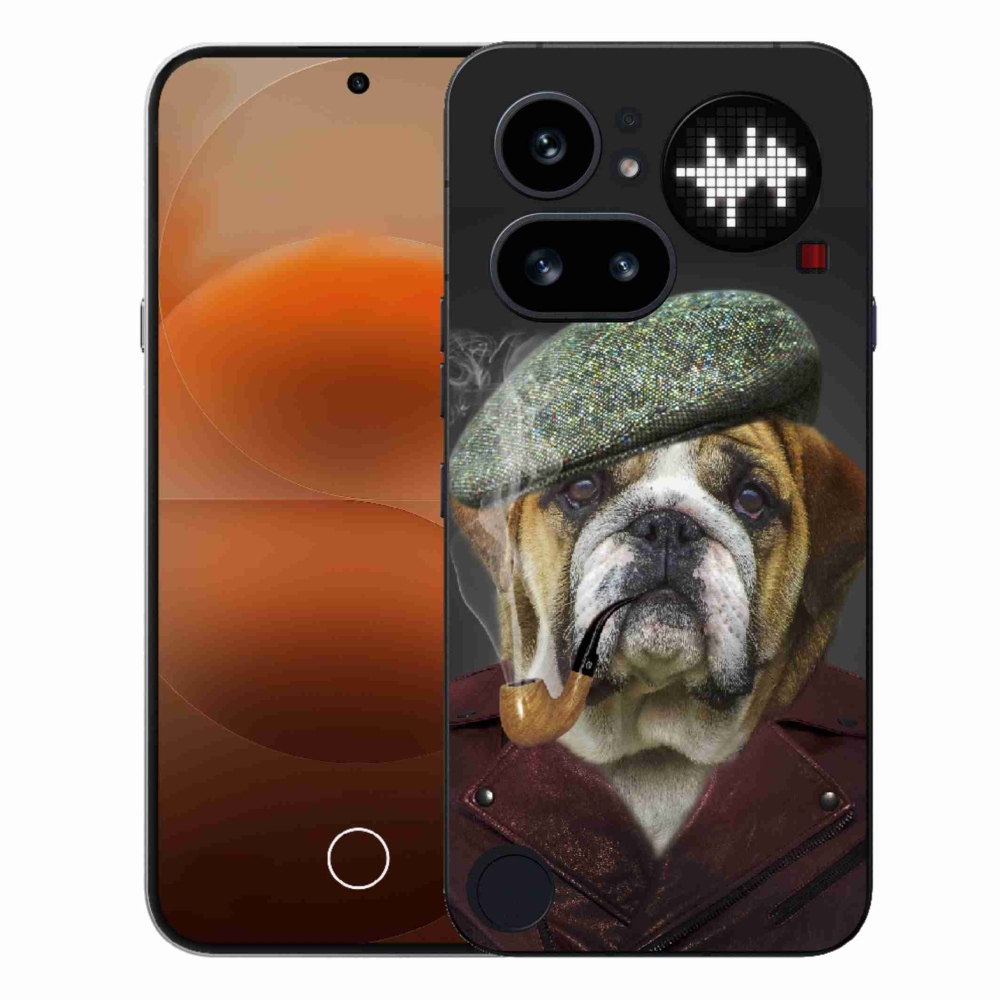 Zselés borítás mmCase a Nothing Phone (4a) - kutya csővel