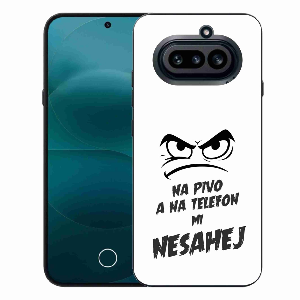 Zselés borító mmCase a Nothing Phone (4a) - sör motívum 2 fehér háttérrel