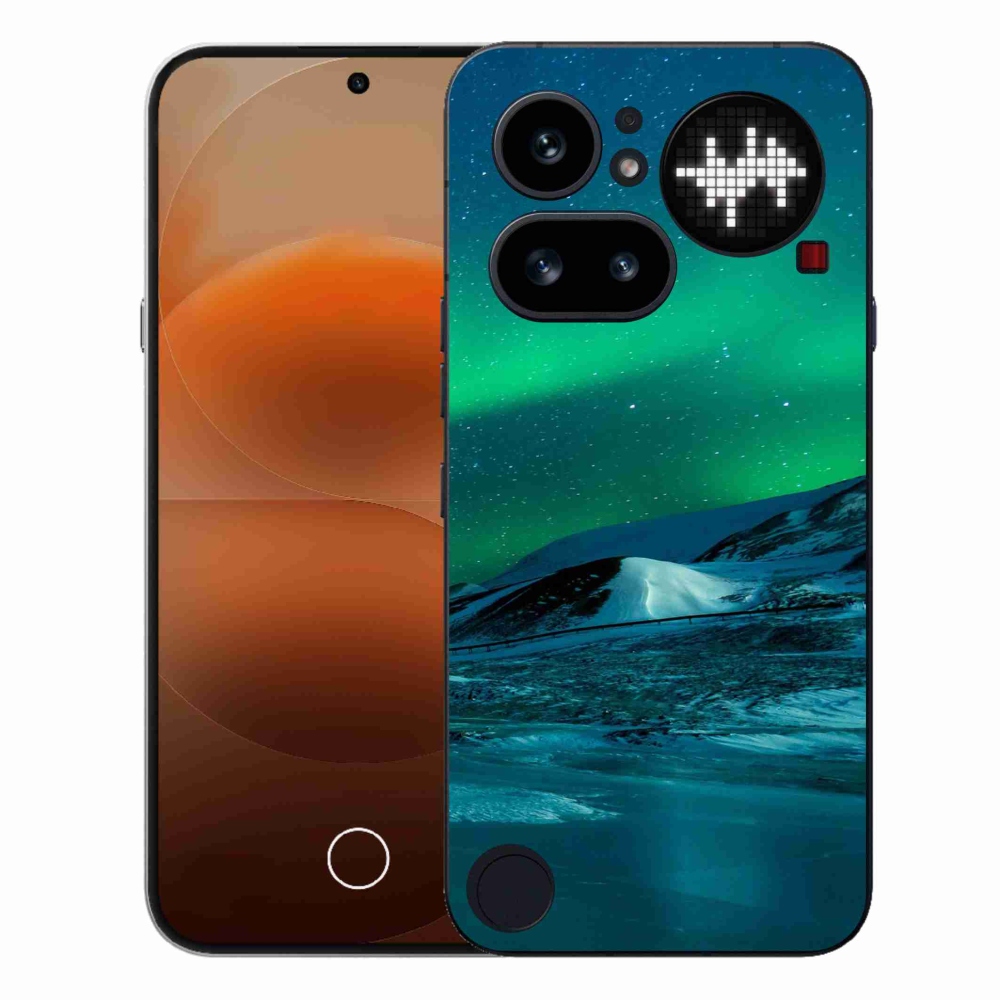 Zselés borítás mmCase a Nothing Phone (4a) - aurora borealis