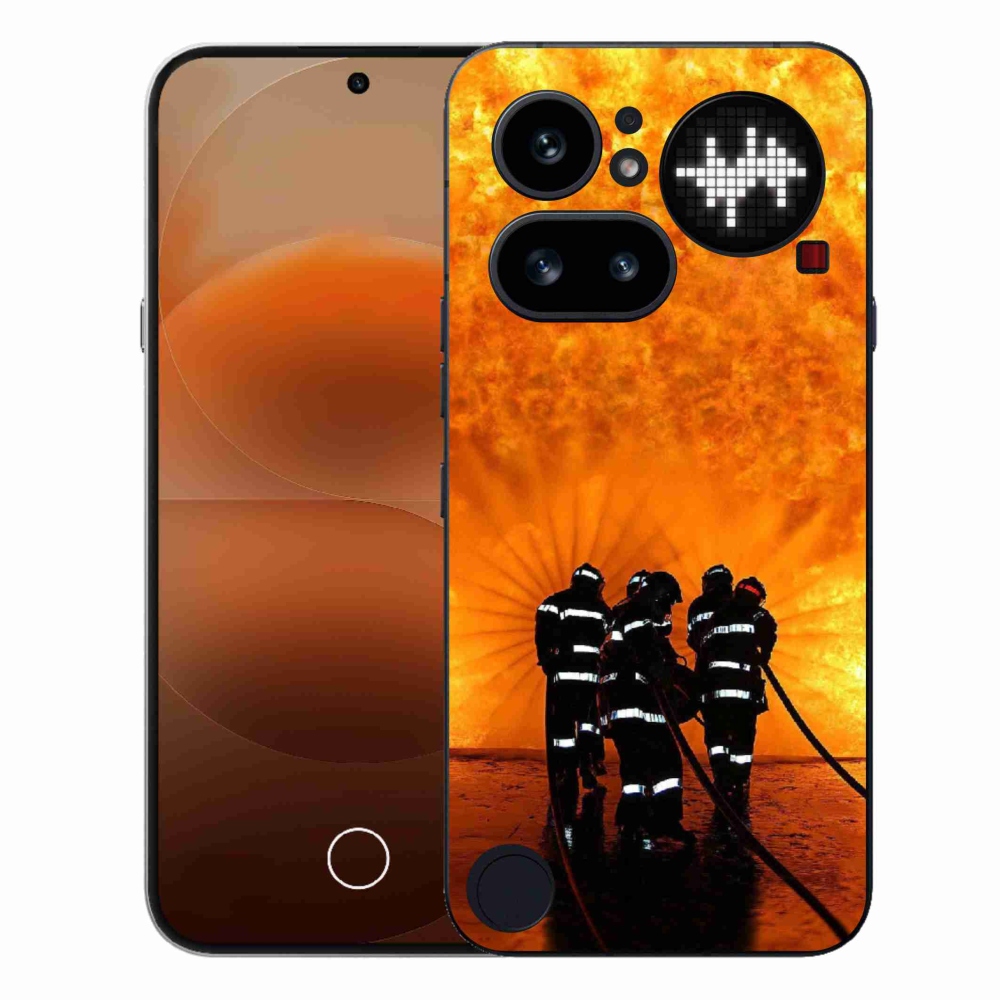 Zselés borítás mmCase a Nothing Phone (4a) - tűz
