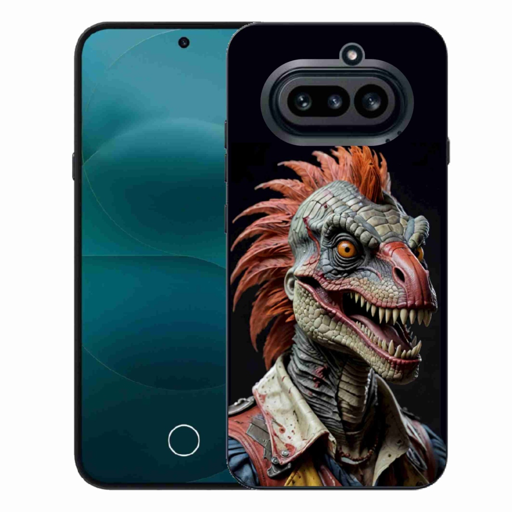 Zselés borítás mmCase a Nothing Phone (4a) - punk dinoszauruszhoz