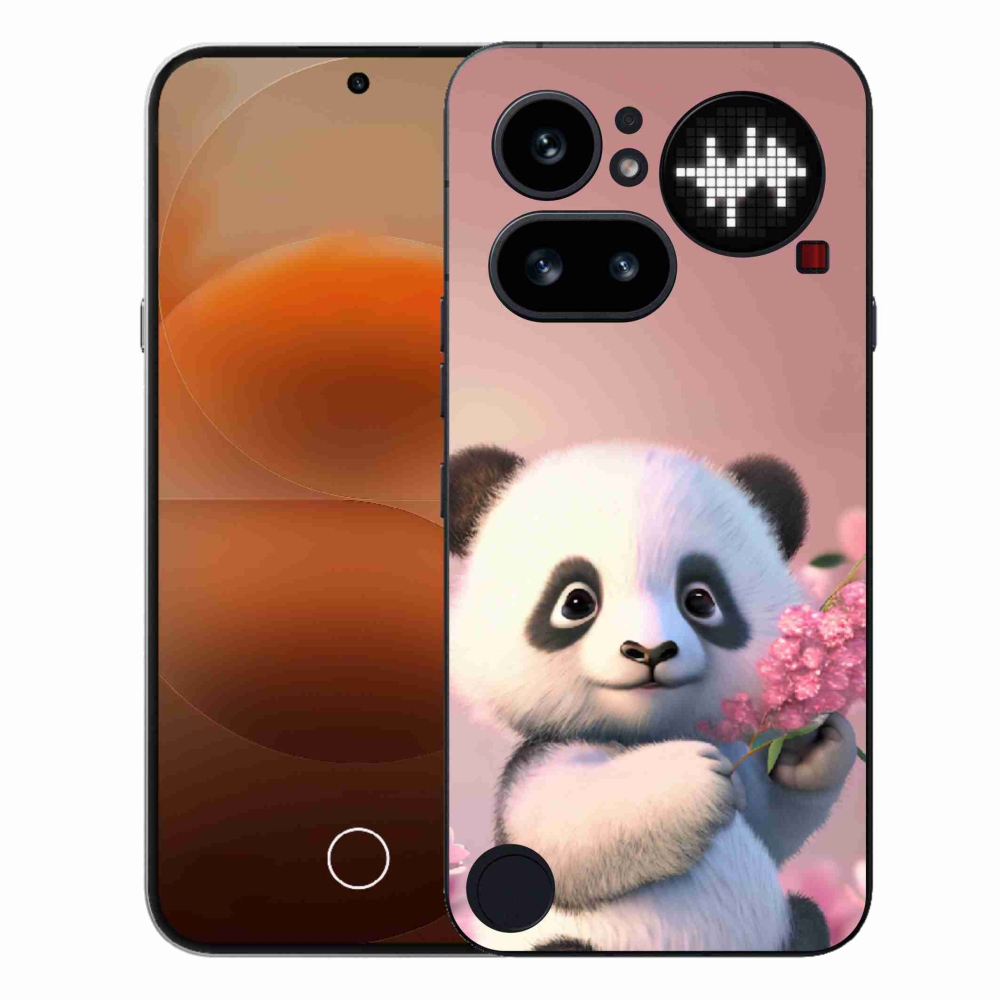 Zselés borítás mmCase a Nothing Phone (4a) - aranyos panda
