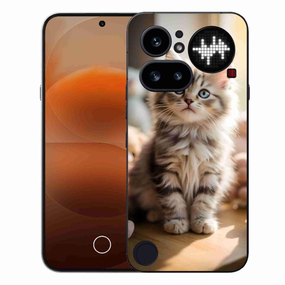 Zselés borító mmCase a Nothing telefonhoz (4a) - aranyos cica 10