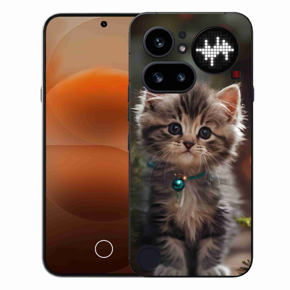 Zselés borító mmCase a Nothing Phone (4a) - aranyos cica 11