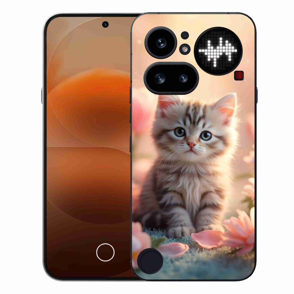 Zselés borító mmCase a Nothing Phone (4a) - aranyos cica 8